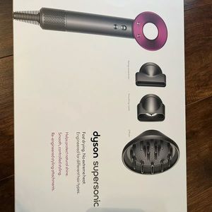New In Box Dyson Supersonic 1200W Standard Hair Dryer - Pink
